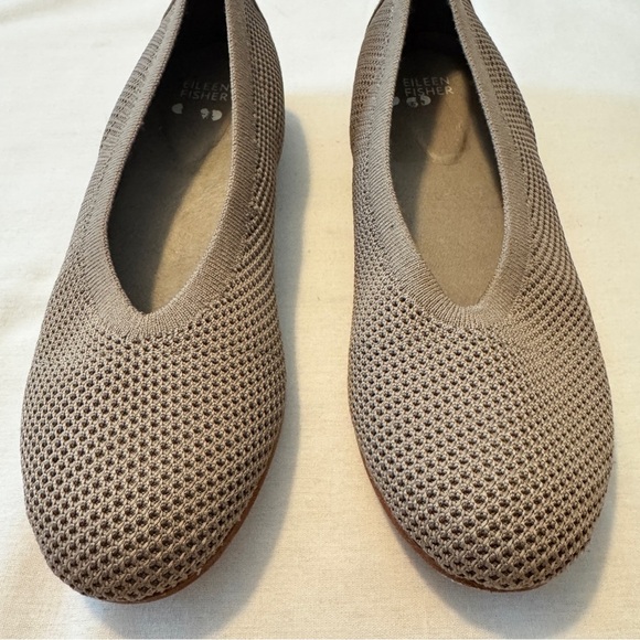Eileen Fisher 9.5 Naomi Ballet Flats ~ Textile Fabric Comfort Casual Classic - Picture 3 of 8